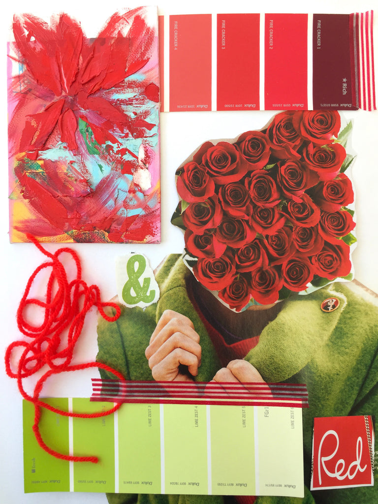 Color Palette - rockstar red meets luscious lime – M.E. Ster-Molnar
