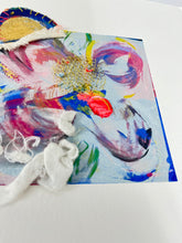 Break Away - hand stitched monoprint