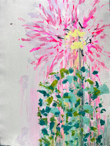 Cactus Bloom / Light Bright on a Beige Day