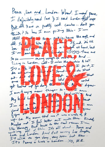 Peace, Love & London