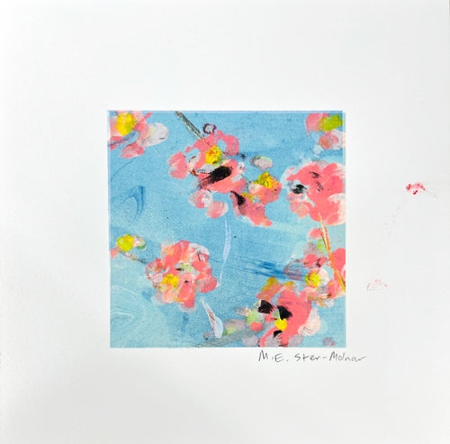 Mini Bloom #155 - Cherry Blossom Underwater Blue