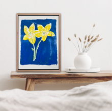 Double Daffodil Love - Cobalt - varied edition 0f 5